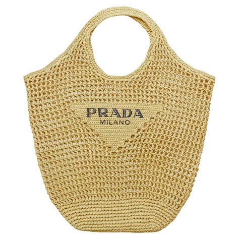 prada triangle bag raffia|soft fun raffia tote bags.